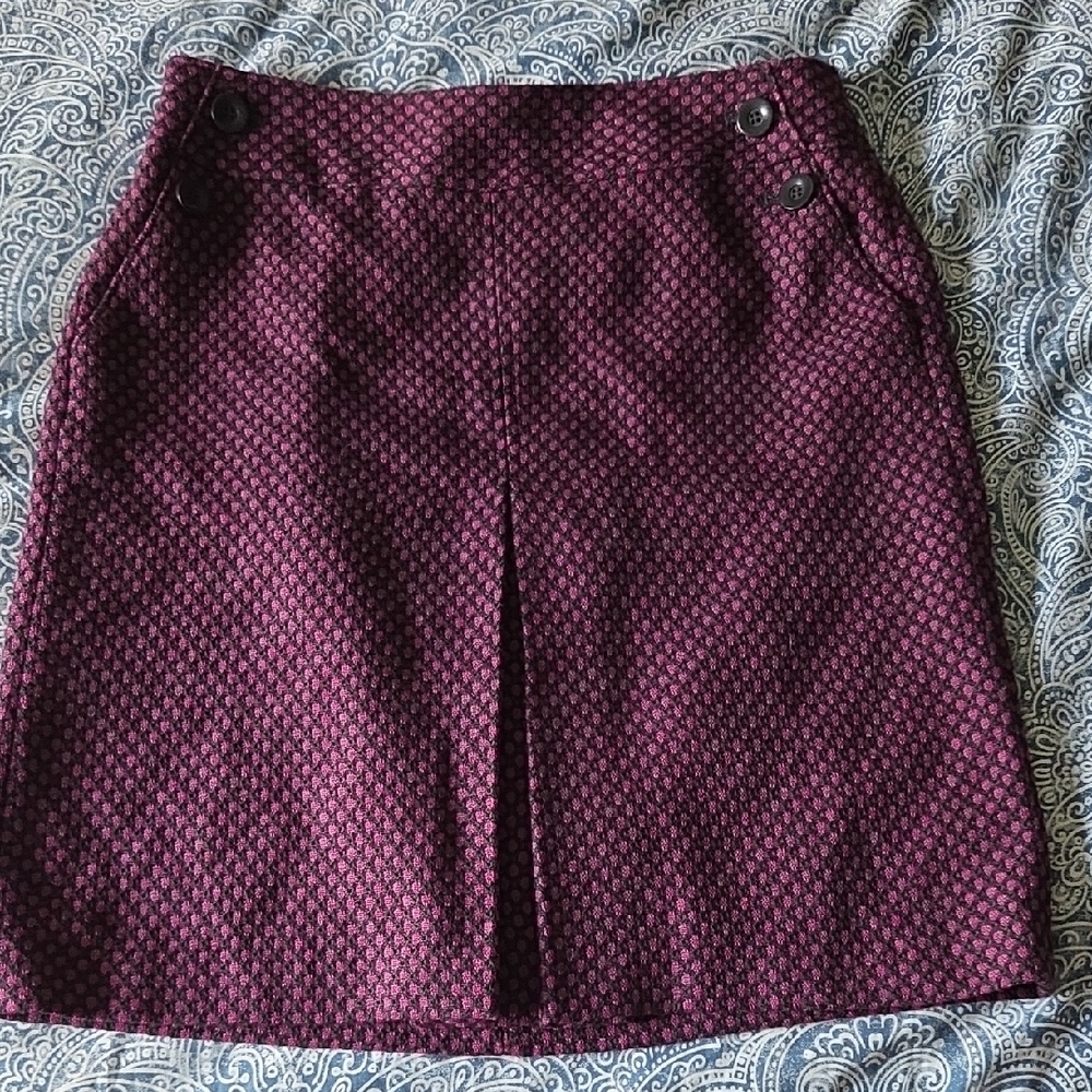 Elegant Purple Women's Skirt, ANN TAYLOR